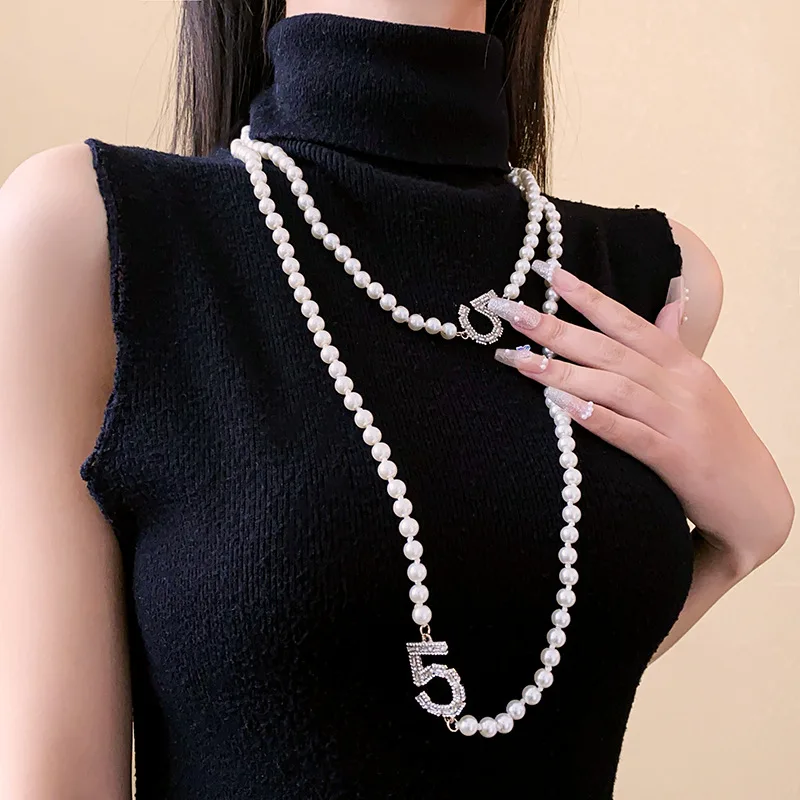 SOAR EAST  Luxury Fashion Pearl Beads Necklace Goods For Charm Women Jewelry  Halloween Gifts