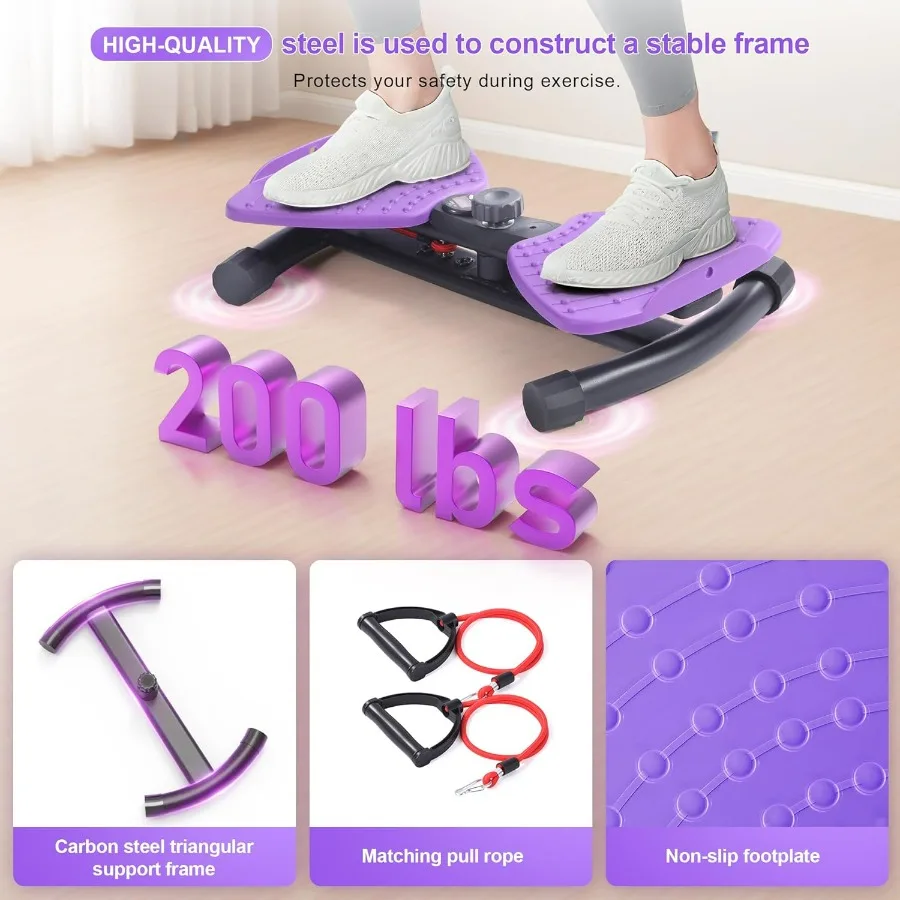 Waist Twister Machine Exercise With Digital Display To Track Time, Reps And Calories Burned, Waist twister machine With Balance