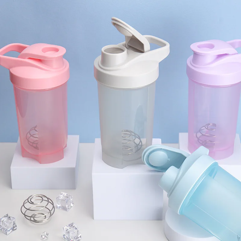 Shaking Cup Mixing Cup Sports Water Portable Protein Powdermilkshake Fitness Kettle In Stock 500ml Coffee Cupoutdoor Travel