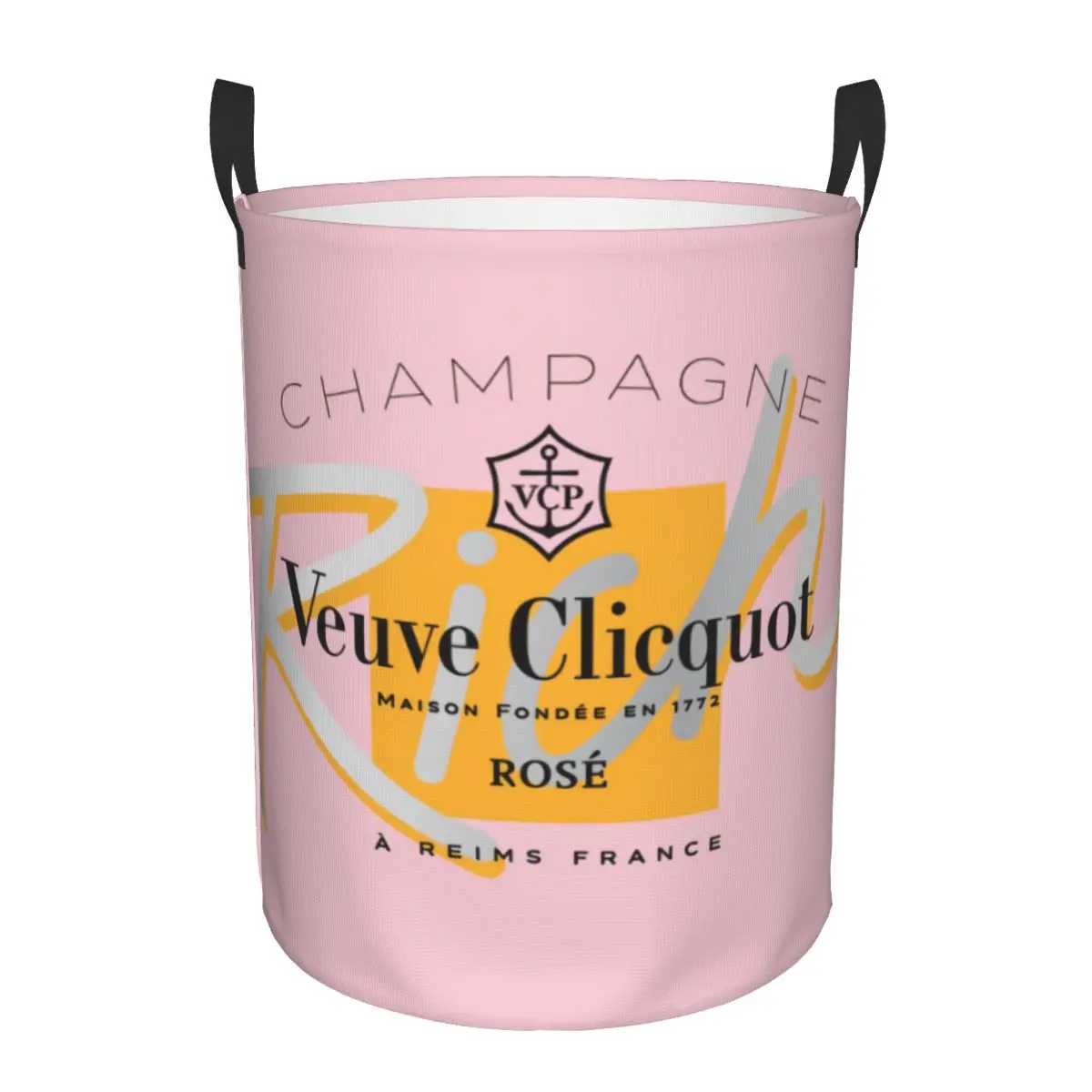 Veuve Cesto Portabiancheria Pieghevole Grande Cestino Portaoggetti Per Abbigliamento Champagne Clicquot Cesto Per Bambini