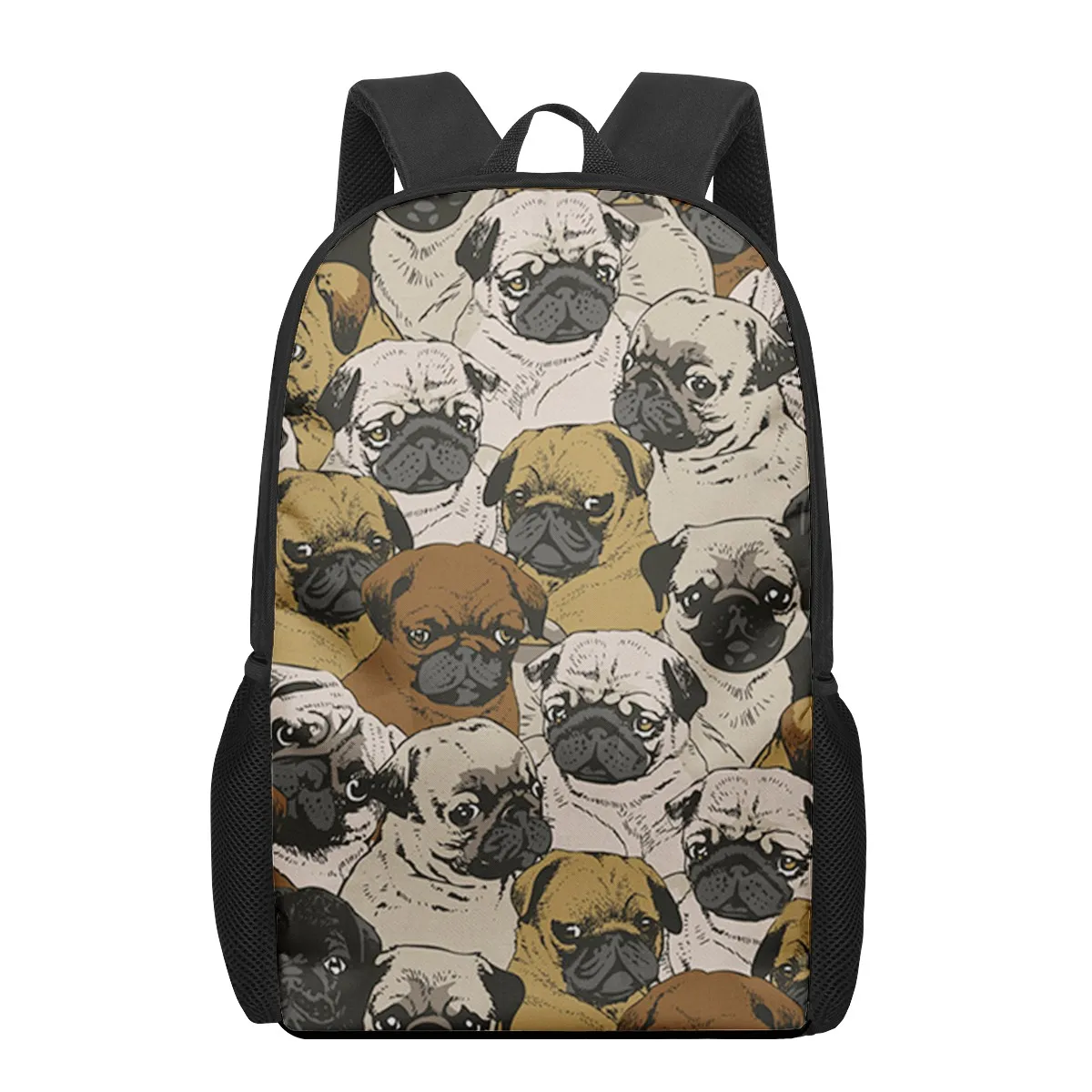 Dog lovely personality 3D Print School Backpack for Boys Girls Teenager Kids Book Bag Casual Shoulder Bags 16Inch Satchel Mochil