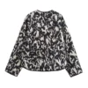 2024 Autumn New Product European And American Style Women's Snake Skin Fashion Printed Button Long Sleeve Jacket 2