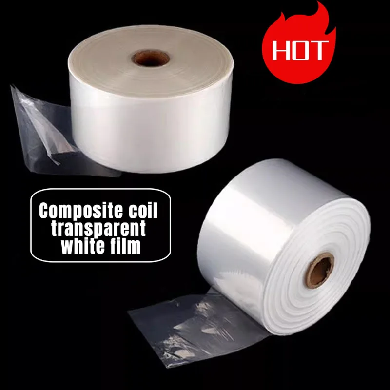 12.5cm width Plastic film automatic packaging machine teabag composite coil transparent films