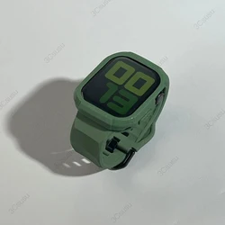 Versatile TPU Case and Silicone Strap for 49mm (A set of Green)