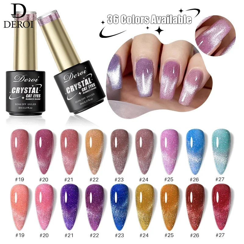 CNAILS 8ml Cat Eye Nail Gel Polish First Gel UV Soak Off Polish Glitter Semi Permanent Magnetic Nail Art No Need Base Coat nail gel nail polish