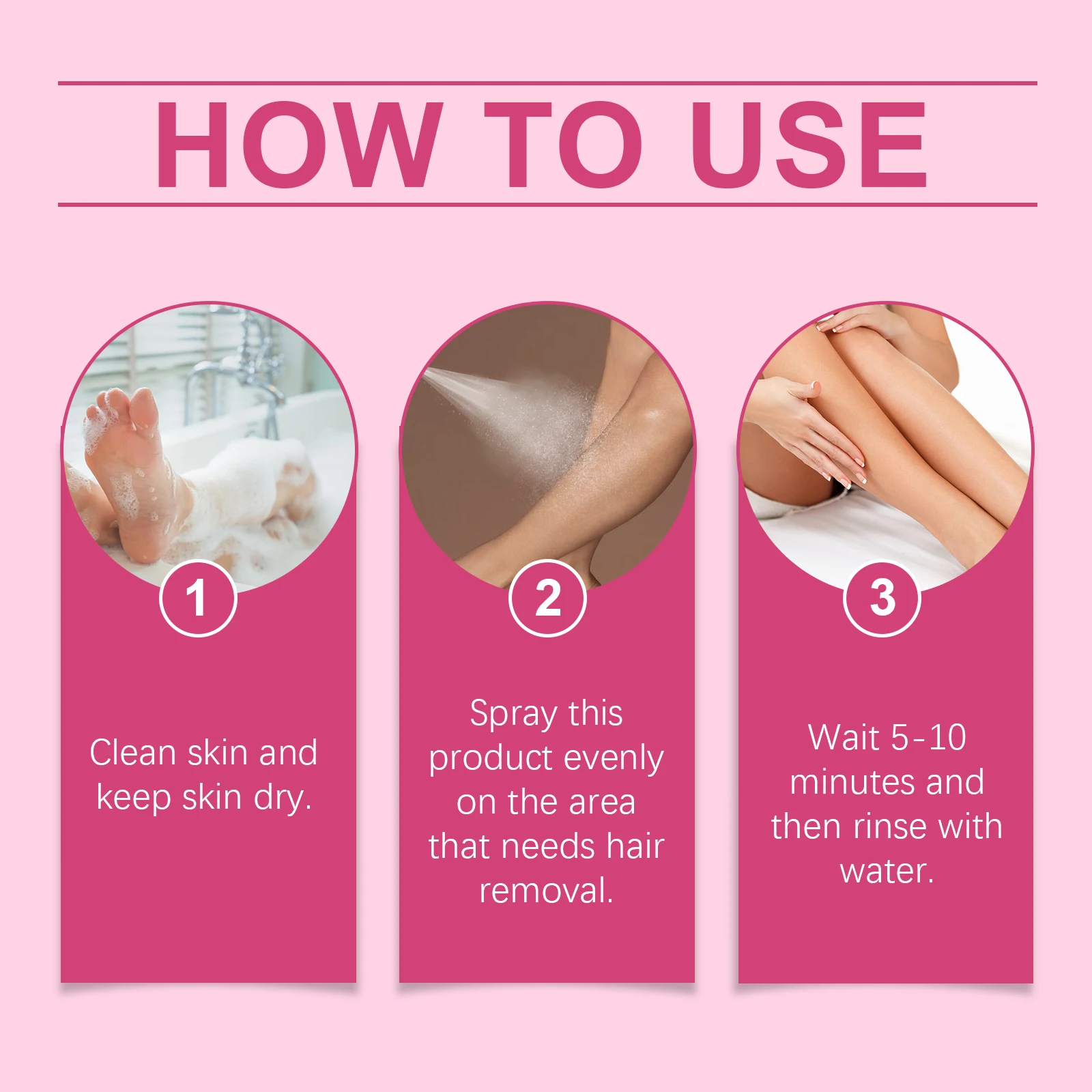 Permanent Hair Removal Spray Gentle Painless Armpit Leg Arm Hair Remover Hair Growth Inhibitor Nourishing Repairing Body Care