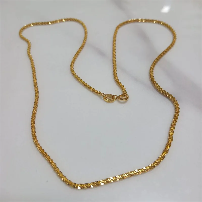 Italian S925 Sterling Silver Necklace for Woman