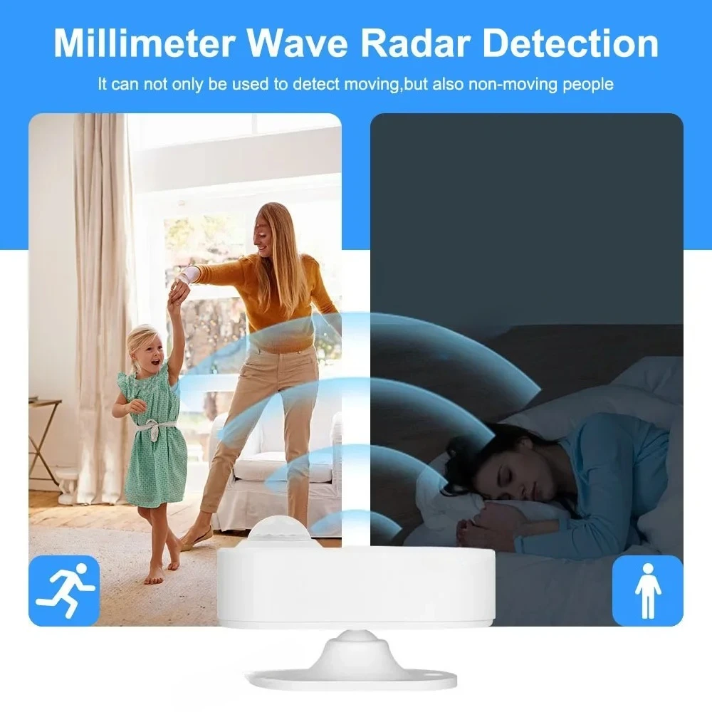 Human Presence Detector,Luminance/Distance Detection,  Smart PIR Motion Sensor Support Home Assistant