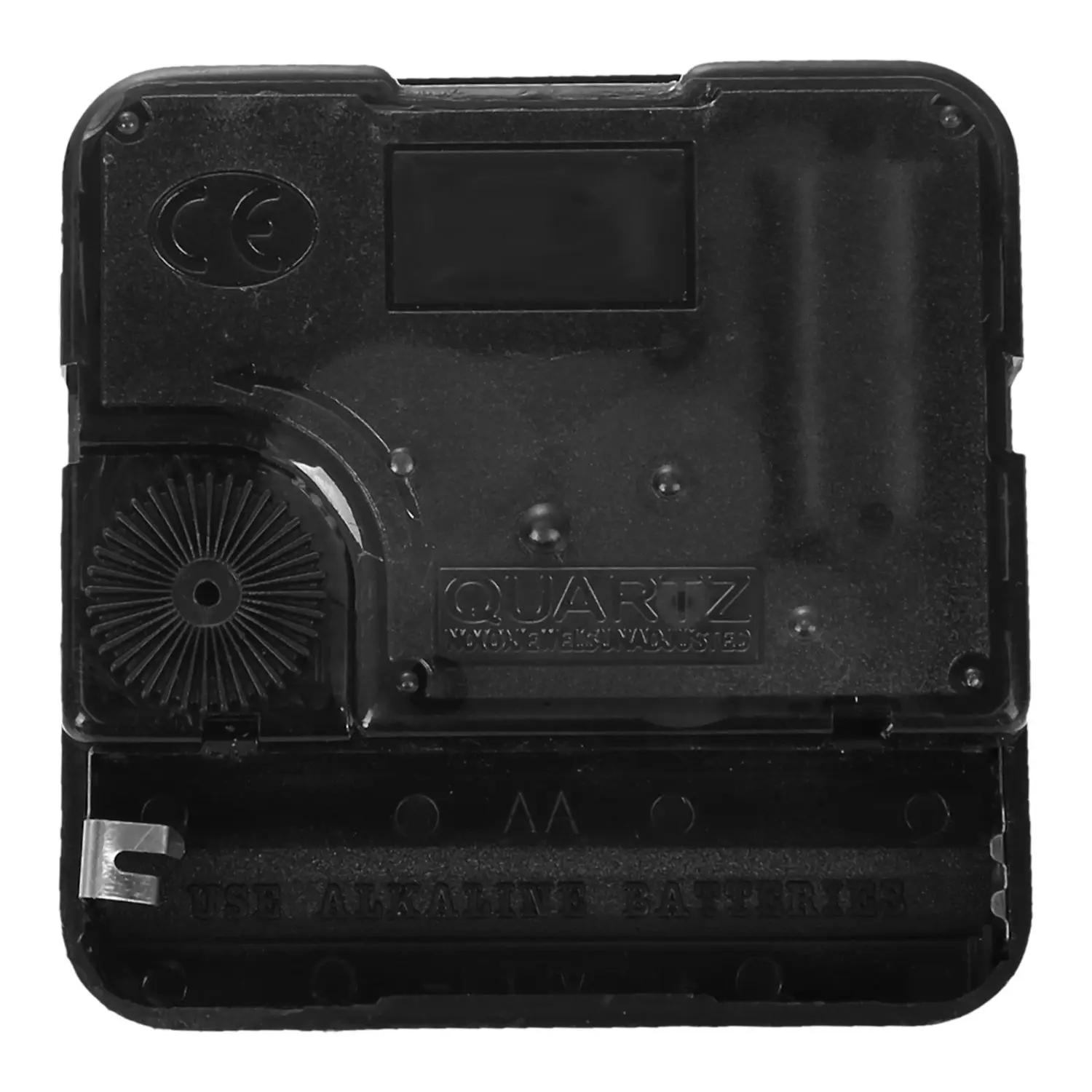 ABZV-DIY Clock Metal Texture Creative Wall Clock Retro Wall movement Accessories Black