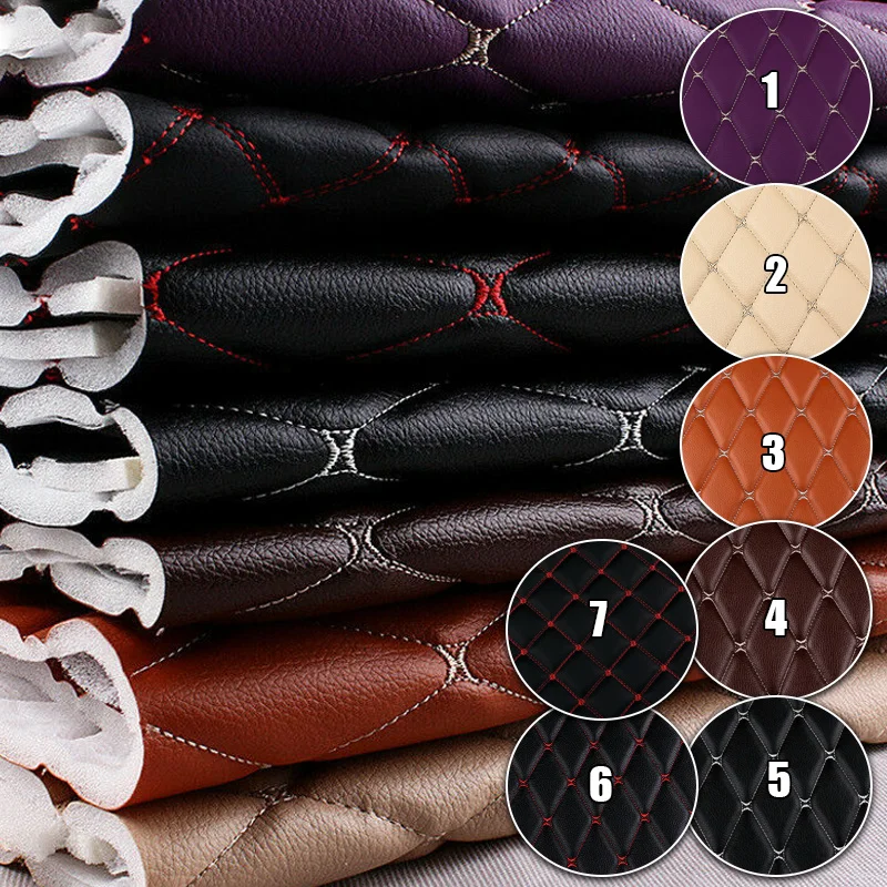 Faux Leather Fabric Soft PVC Material Grained Leatherette Clothing