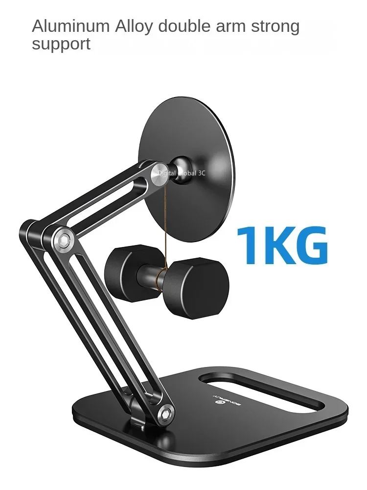 Metal Suporte de Tablet Magnético Suporte de Mesa Ipad Pro Xiaomi Samsung Huawei Apple Acessórios - Imagem 2