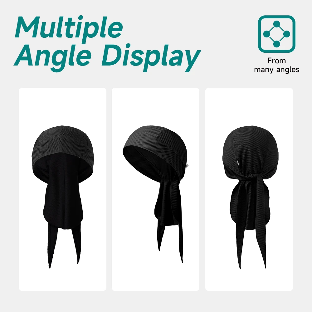 2/3-piece set Do-rag(durag), cycling Skull Caps, sports Headwrap hat, running Headscarf, sweats breathable For Men Women Bandana 6