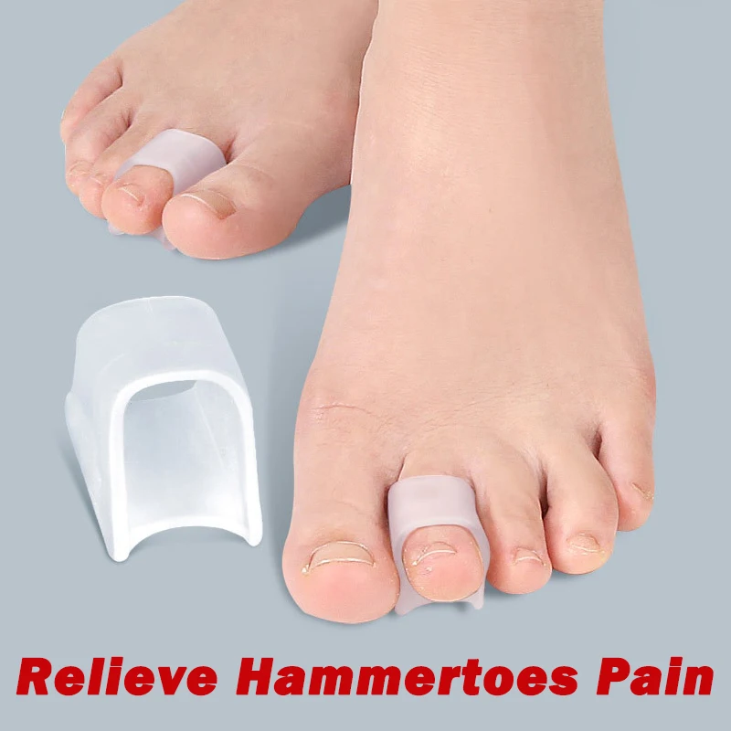 Hammer Toe Corrector 2/4/10Pcs for Women Hammertoe Straighteners Curled Toes Protecting Toes from Rubbing