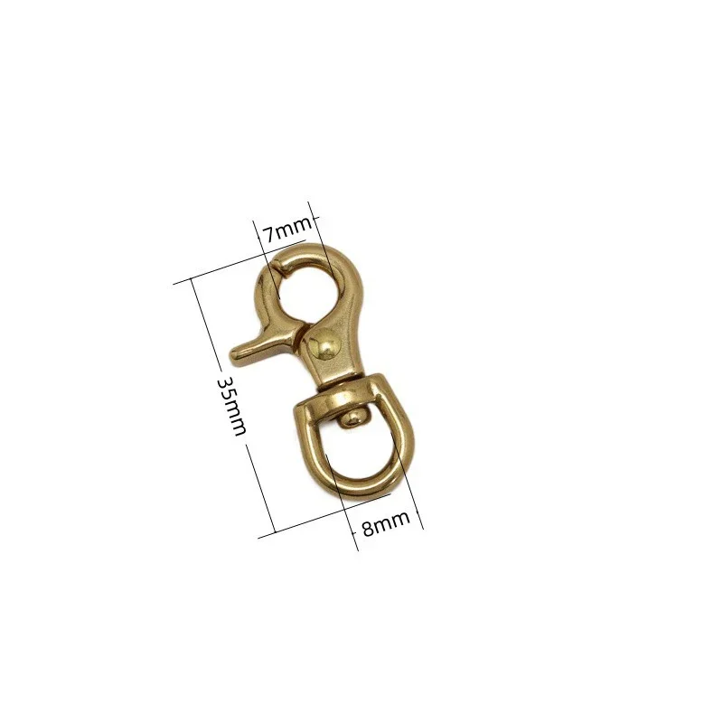 Ultituck Clipbrass Swivel Eye Snap Hooks For Leather Craft & Dog Leashes