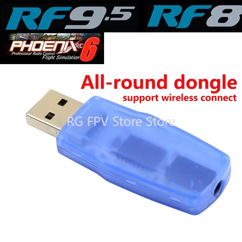 

All-round RC USB Flight Simulator With Cables All round 8ch Dongle RF9.5 RF8 Phoenix 6.0 Golden Warrior Simulation