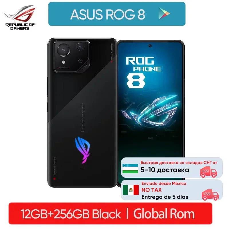 Original ASUS ROG Phone 8 Smartphone Snapdragon 8 Gen 3 6.78