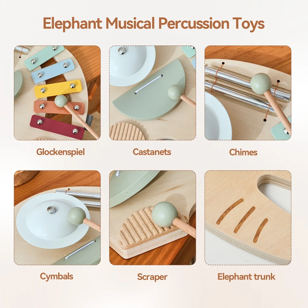 Wooden Music Table Toy Instrument 2