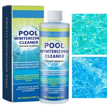 pool water clarifier 100ml fast-acting flocculant swimming pool cleaner odor-eliminating Algae Prevention Safe for Kids Pets 1