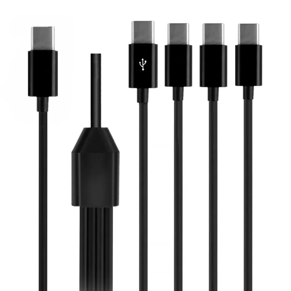 USB Type-C Male Splitter and Data Sync & Charge Cable