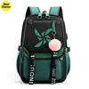 Genshin Impact Print Backpacks for Boys Kids Student Cute Schoolbag Bookbags Laptop Bag Daypack Rucksack with USB Charging Port 1