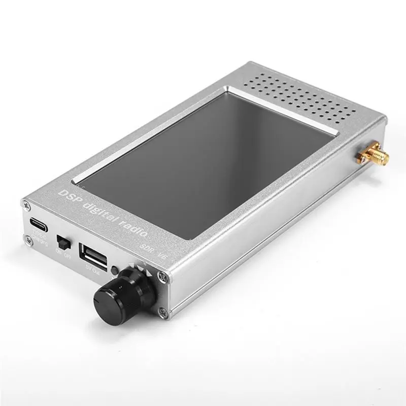 TA-DSP SDR V6 라디오 MW SSB CW HAM 풀 밴드 라디오 수신기(HAM 통신용 4.3인치 IPS 스크린 포함)