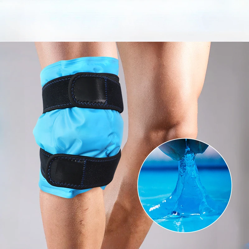 Knee Pad Cold and Hot Compress Nylon knee pad ice pack Gel ice film Soft and flexible pack for post-injury use