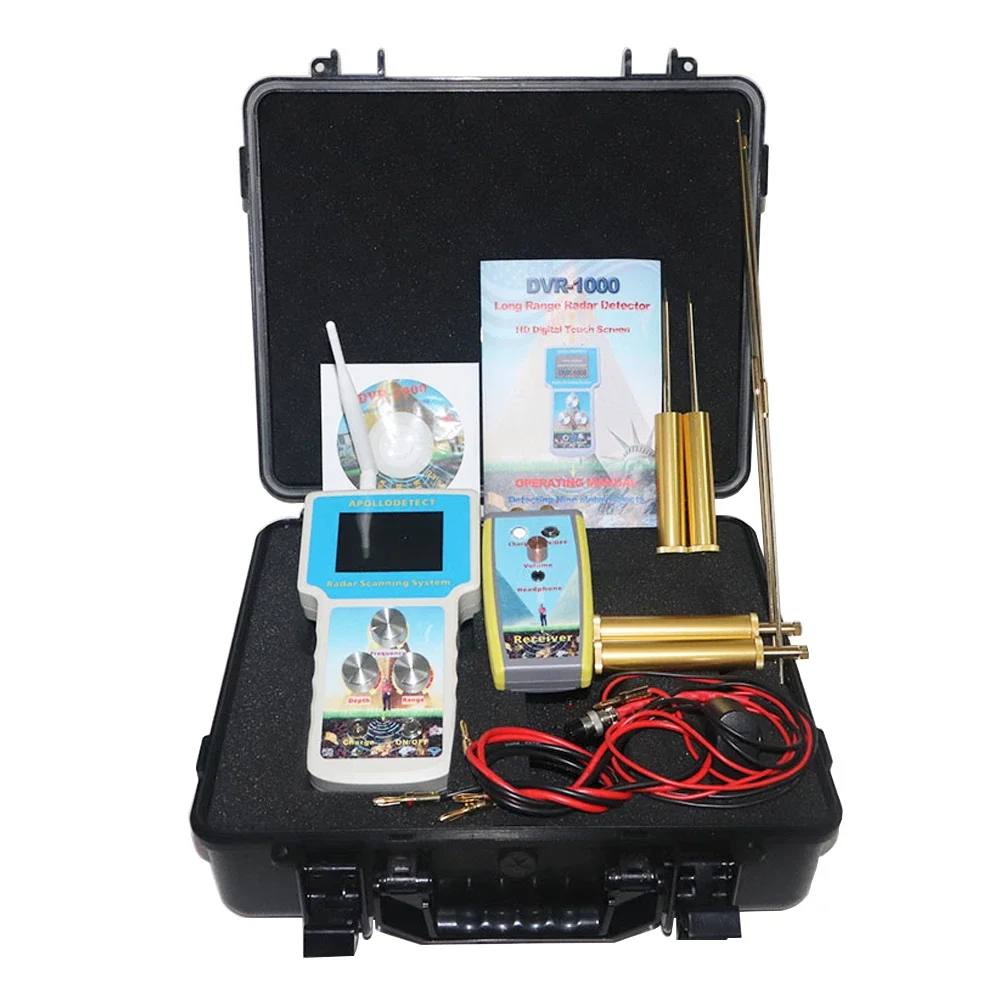 DVR-1000 Long Range Metal Detector DVR1000 Long Range Radar Detector Gold Digger Hunter Detect Gold Silver Bronze