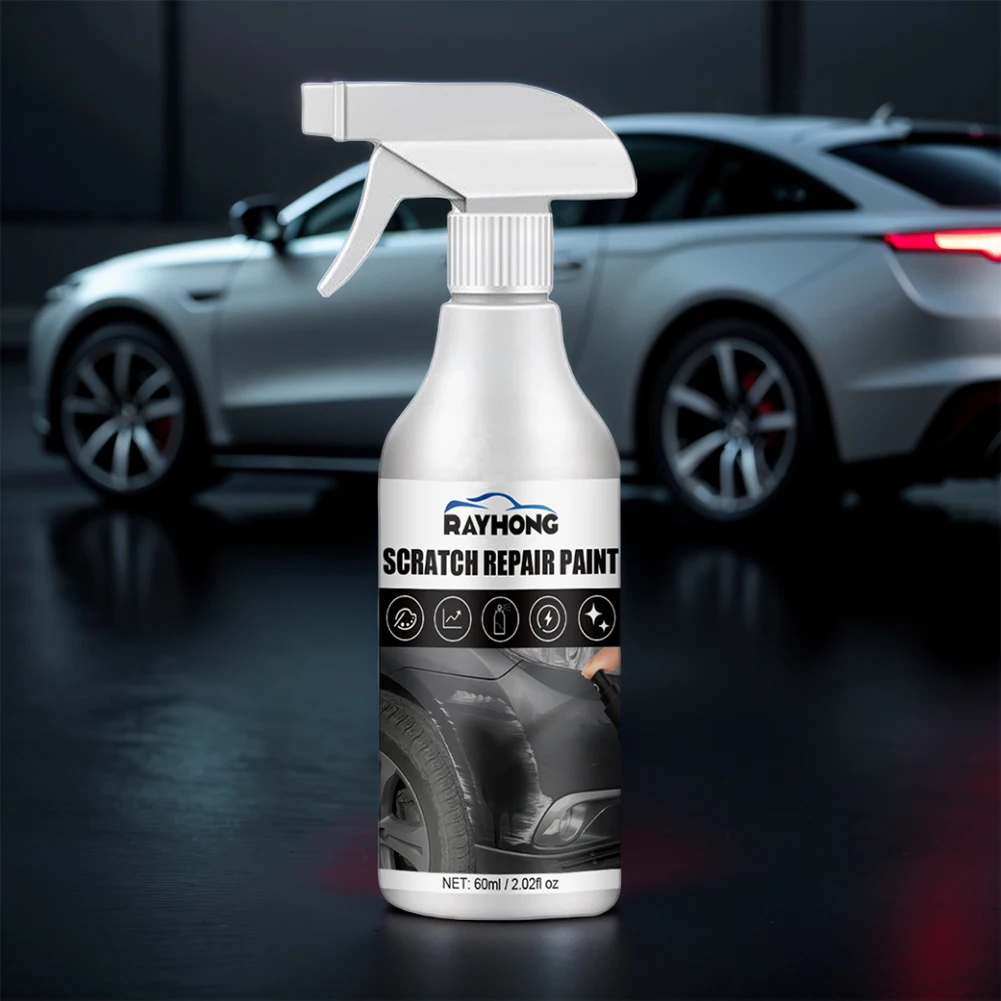 Portable Car Polishing Spray 60ml Polishing Paint Car Scratch Repair Spray Automobile Body Paint Scratch Liquid Car Care
