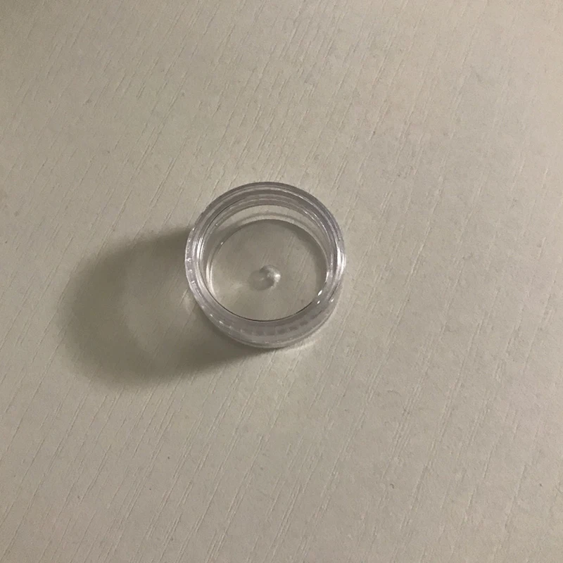 50pcs 5g Sample Clear Cream Jar Mini Cosmetic Bottles Containers Transparent Pot For Nail Arts Small Clear Can Tin For Balm 4