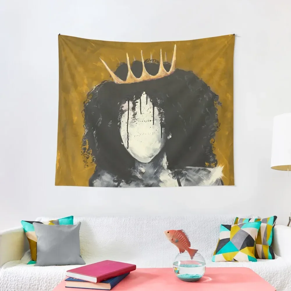 

Naturally Queen I GOLD Tapestry Home Decor Aesthetic Luxury Living Room Decoration Room Decorations Aesthetics Tapestry