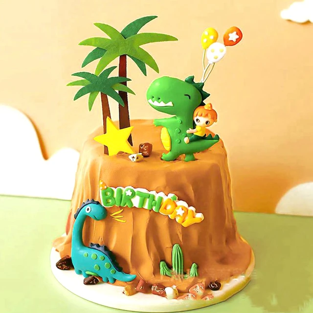 Fondant Dinosaur Cake Topper Standing up with Spikes, handmade edible,  Dinosaur Cake Decorations, Dinosaur theme birthday party, dino