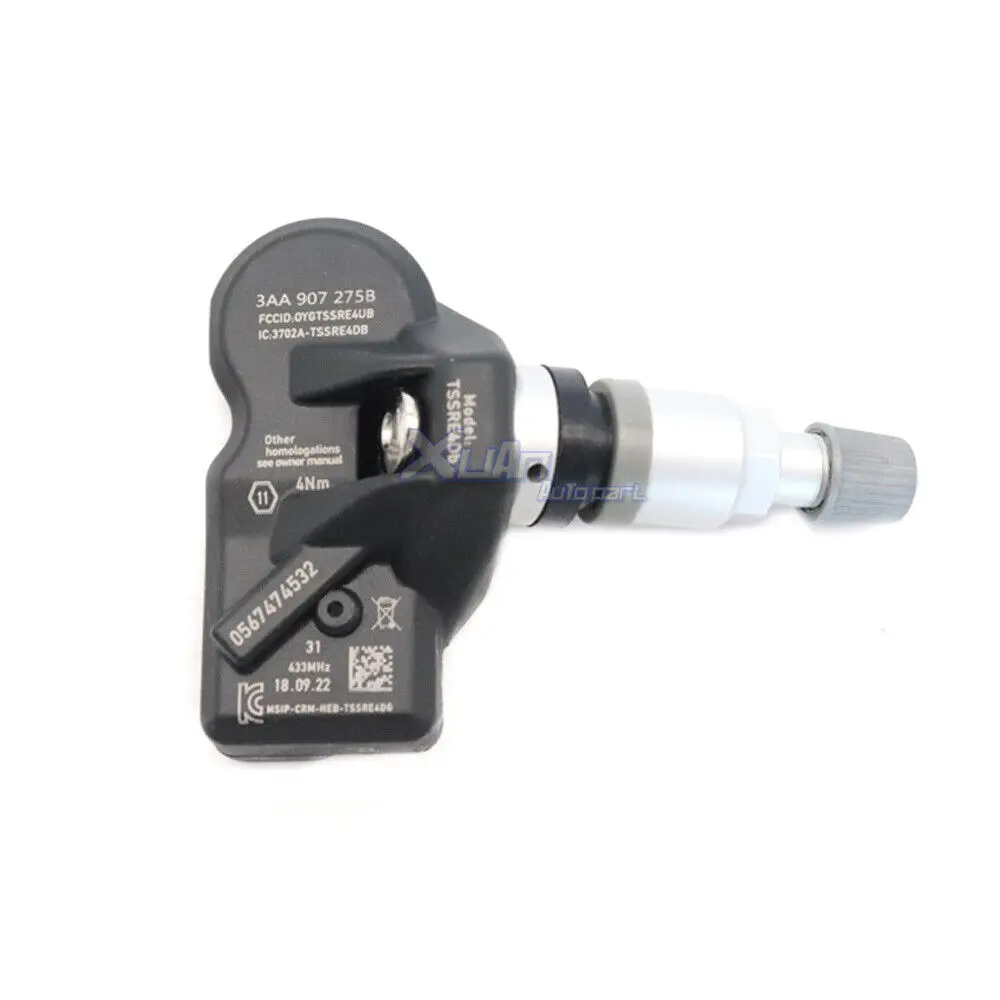 3AA907275F ڵ TPMS Ÿ̾ з ͸ ý , ٰտ Ƽ CC, , ĻƮ 433Mhz