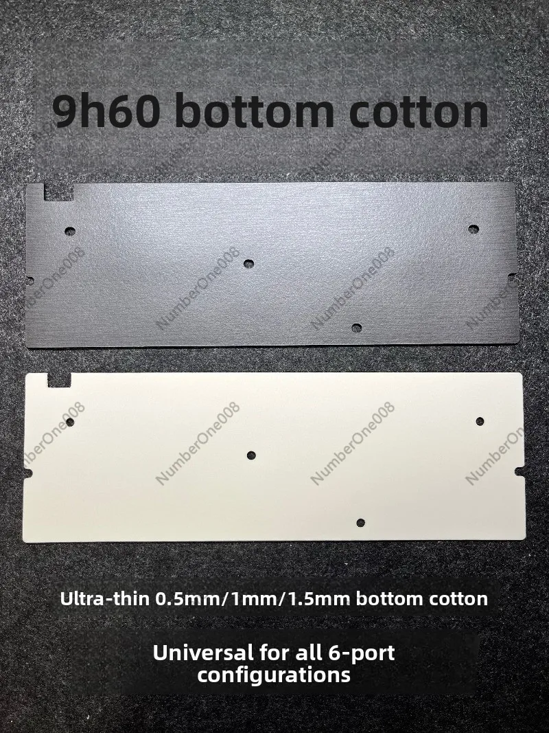 60/68 레이아웃 키보드 케이스 폼 1.5mm 고밀도 폴리우레탄 폼, 기계식 키보드용 소음 감쇠 패딩