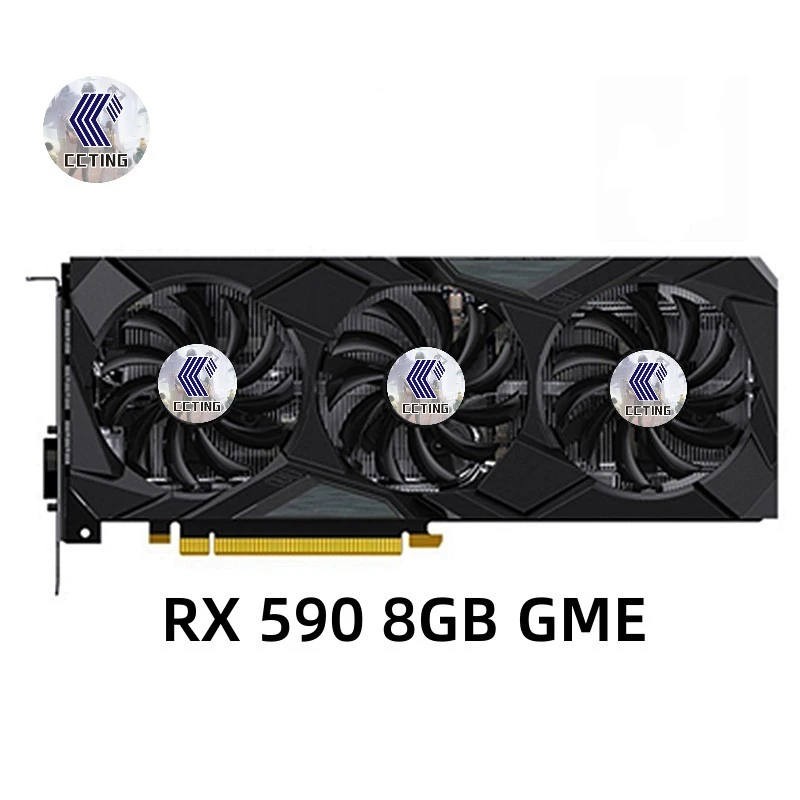 Xfx Rx 590 8gb Gme Placas Gráficas Amd Radeon Rx590 8gb Gddr5 256bit ...