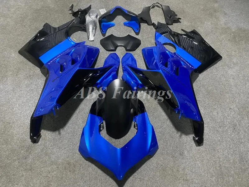 

New ABS Motorcycle Bike Fairings Kit Fit For Ducati PANIGALE V4 V4s 2020 2021 2022 20 21 22 Bodywork Set Custom Black Blue