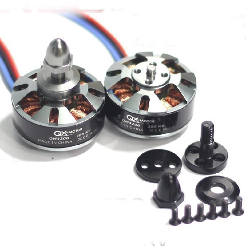 Moteur brushless haute performance 380KV/680KV pour modélisme RC, avec rotor interne et câbles de puissance.