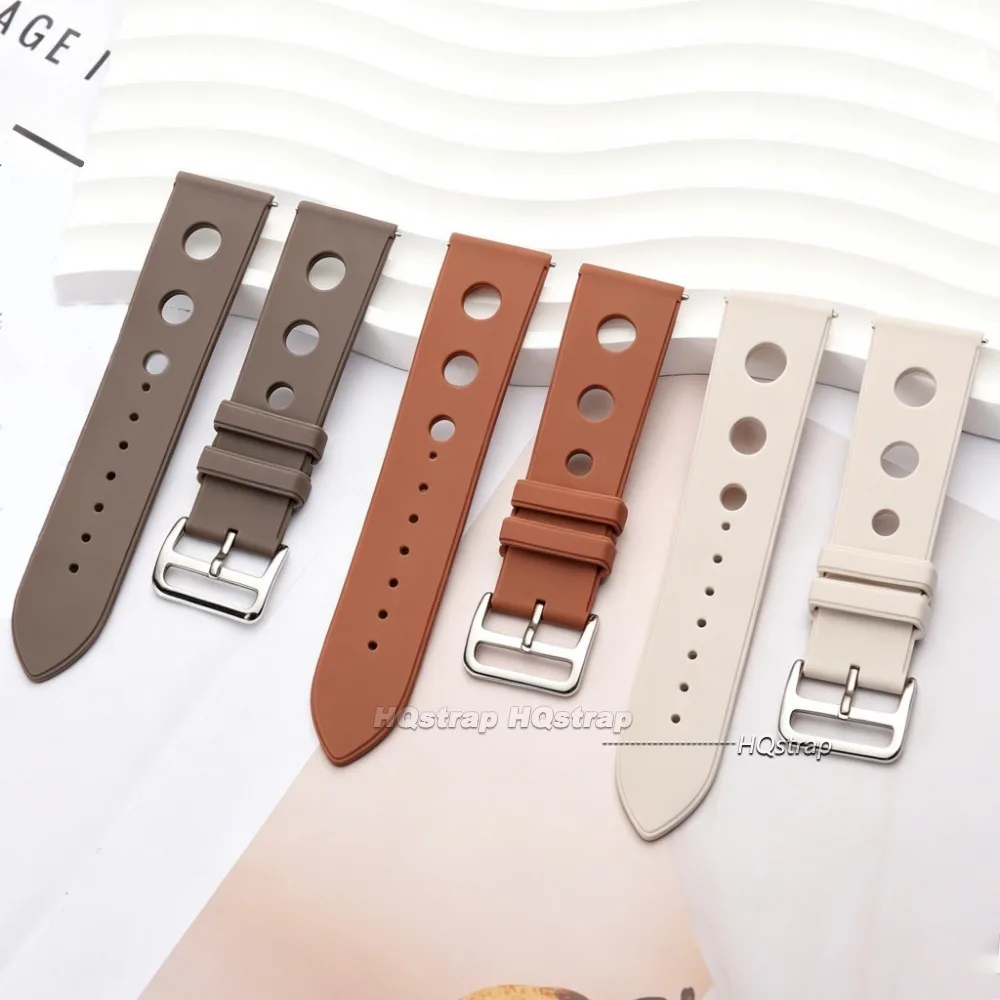 Breathable Silicone Quick Release Waterproof Sport Watch Band Accessories