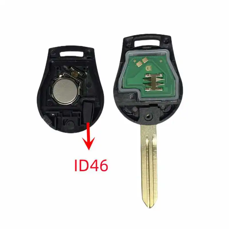 Фото Keychannel 2 3 4 кнопки Автомобильный ключ ID46 315/433 Мгц дистанционный брелок для Nissan Tida Sentra Versa Nossa CWTWB1U751/61 с ключом NSN14 №3