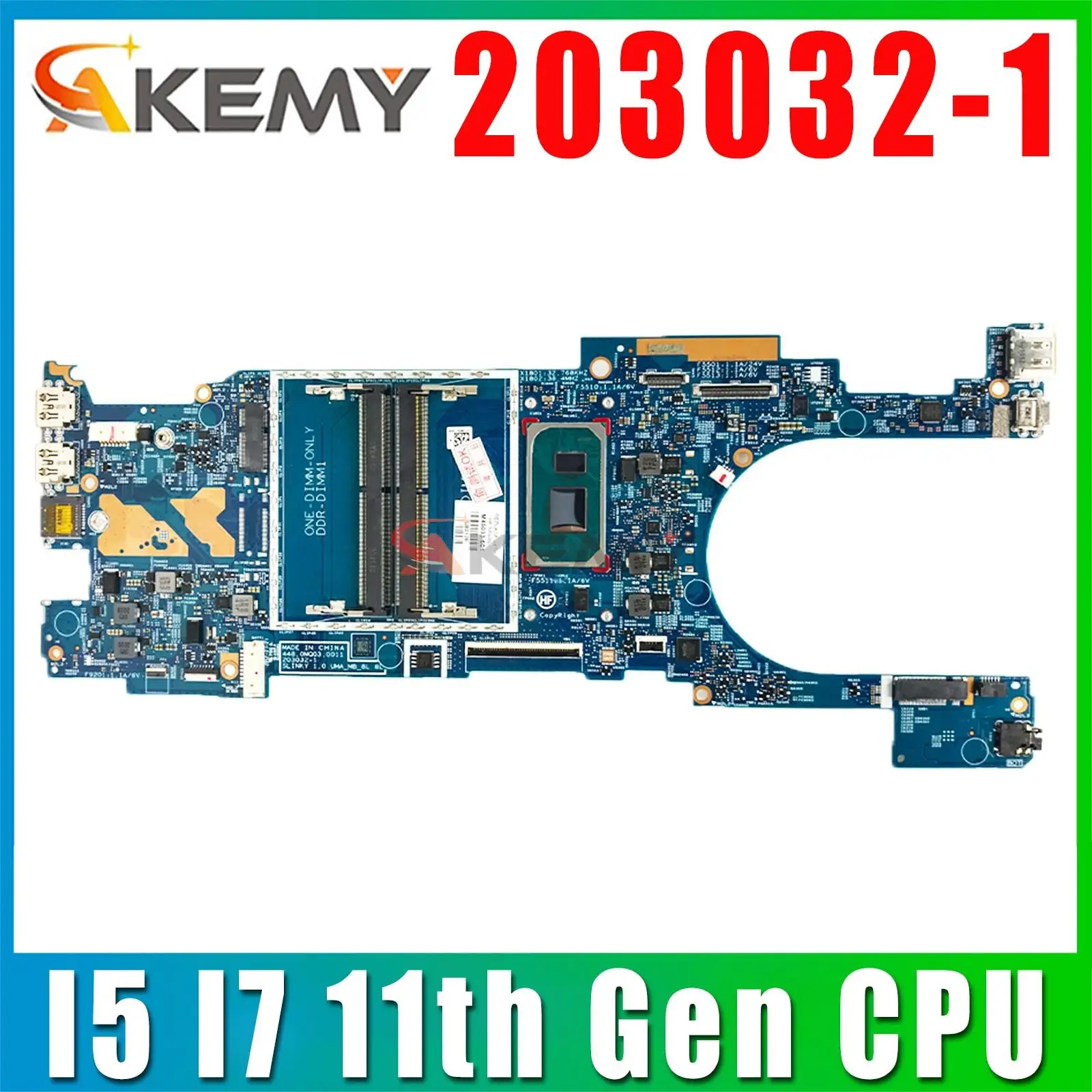 2030321 FOR HP Pavilion 14DY 14TDY Laptop Motherboard With i5 i7