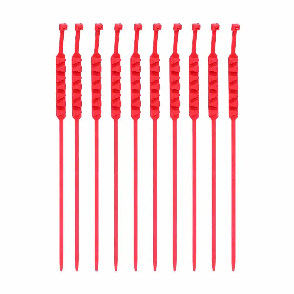 10Pcs Anti-Skid Chains for Motorcycles Bicycles Winter Tire Wheels Non-slip Cable Ties Motorbike Emergency Tire Chain Tool