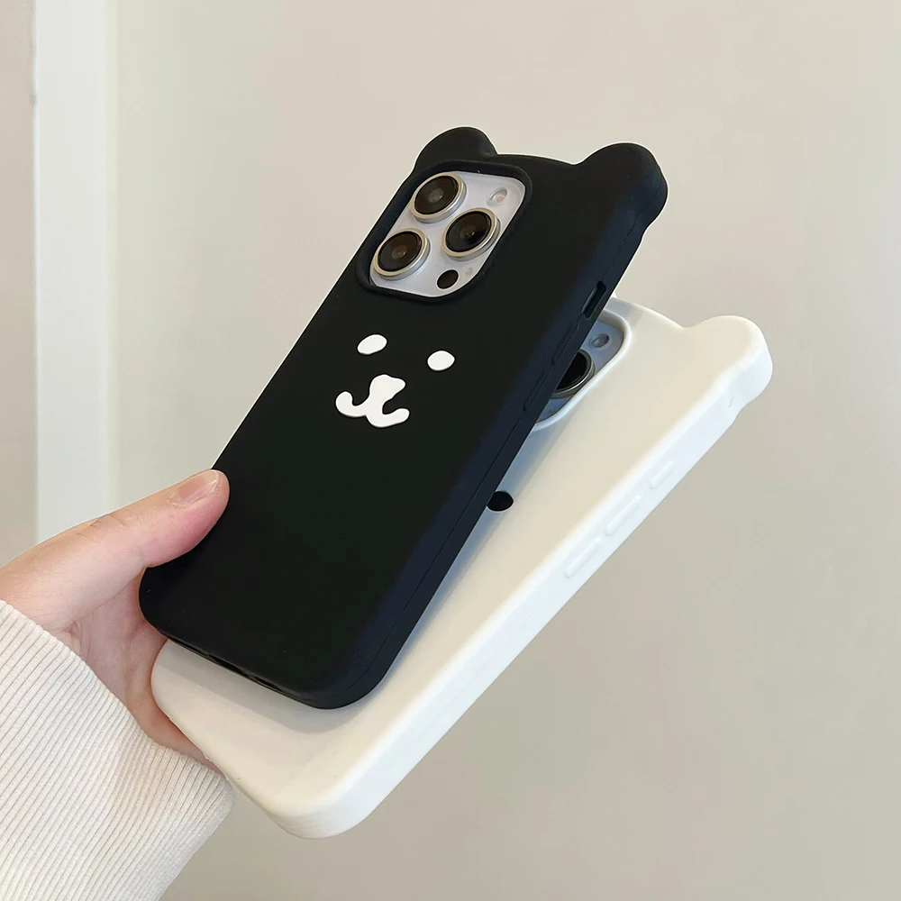 Funny 3D Cartoon Nagano Bear Soft Silicone Phone Case