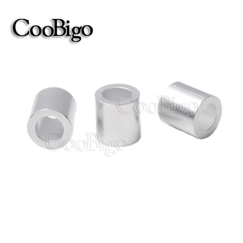 Cord Lock Stopper Detachable Stopper Cord Lock Cord Stopper Cord End Lock 50pcs M1~M8 Cord Lock Stopper Crimps Sleeves Cable Ferrule Stop Aluminum for Snare Wire Rope Clip Fittings Hardware Accessories