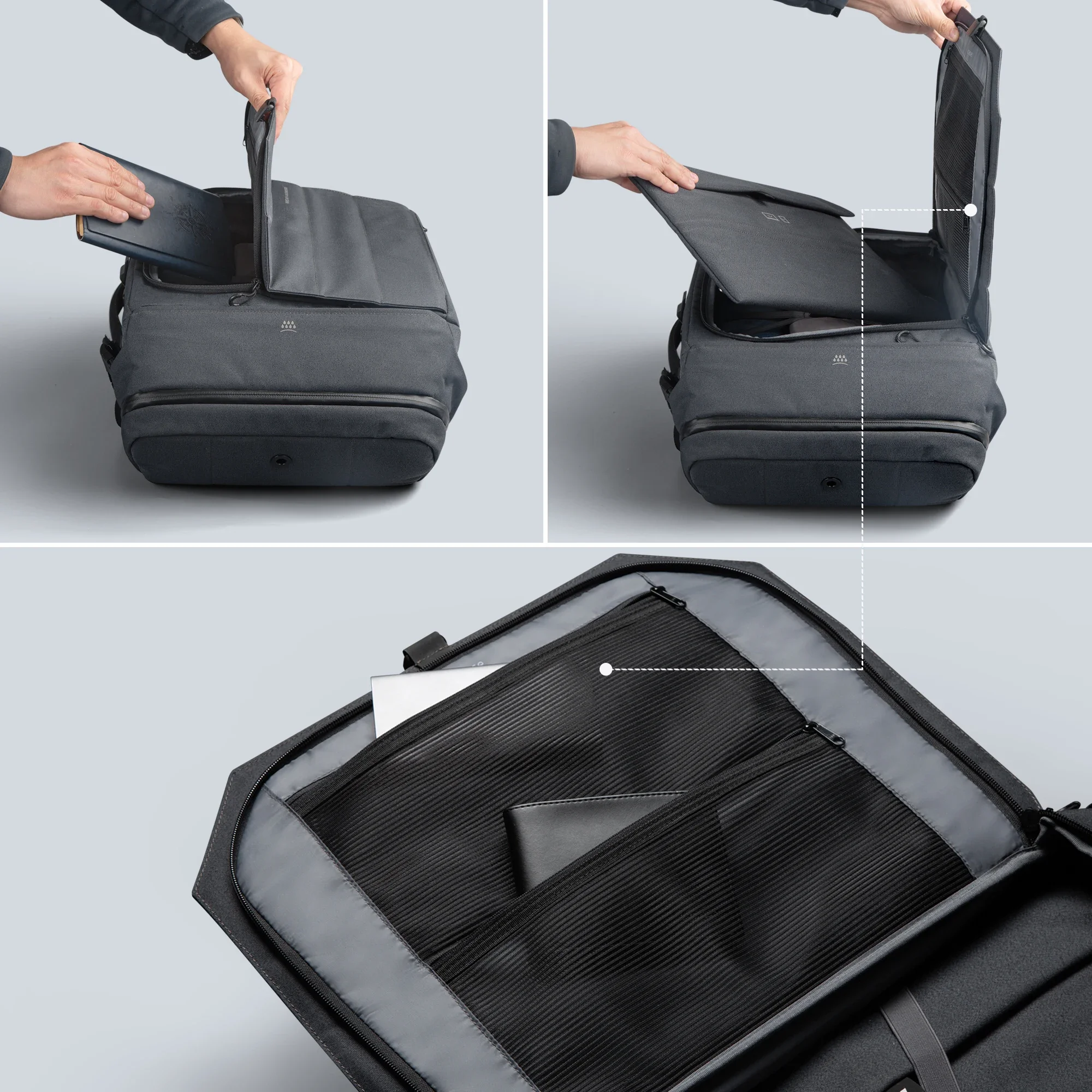 Kincase 40L Capacity Tripper Backpack for Men Women Anti