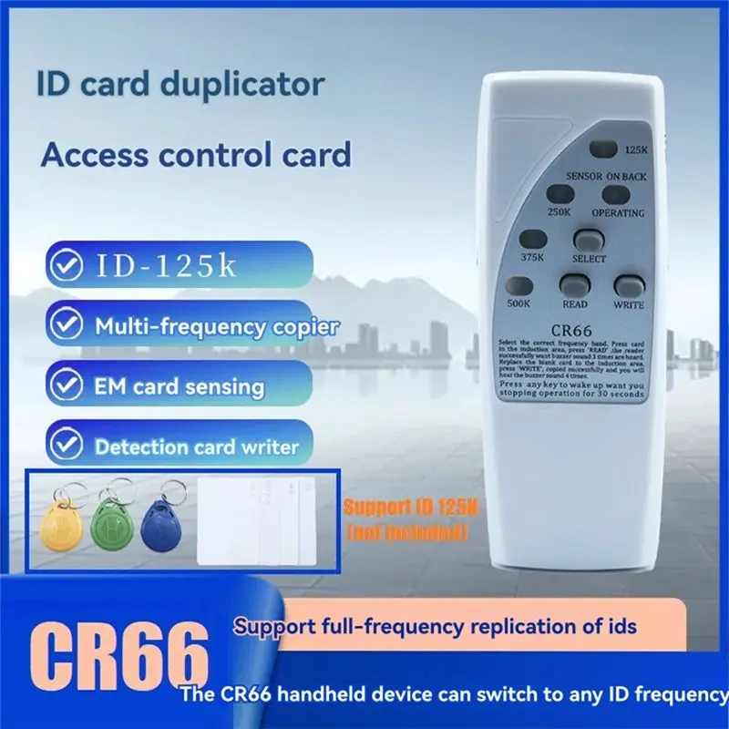-[A51I 디지털] 휴대용 RFID 칩 리더기 125Khz ID 복사기 복사기 ID 태그 프로그래머 EM4305 T5577 키 카드용