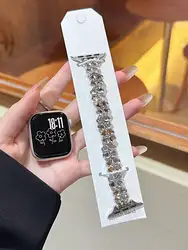 Elegant Bracelet Link Style Watch Band Strap - Stunning Design - 42mm44mm45mm46mm49mm (Silvery)