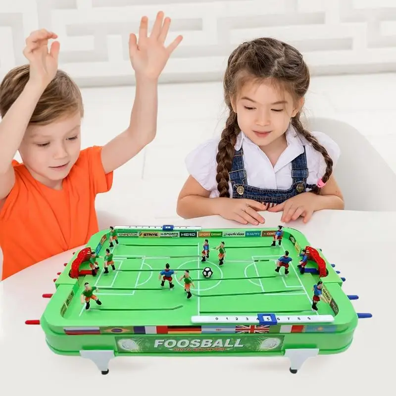 Football Table Interactive Game for Family Party Compact Soccer Table Game Desktop Interactive Soccer Toys gifts for Kids Adults