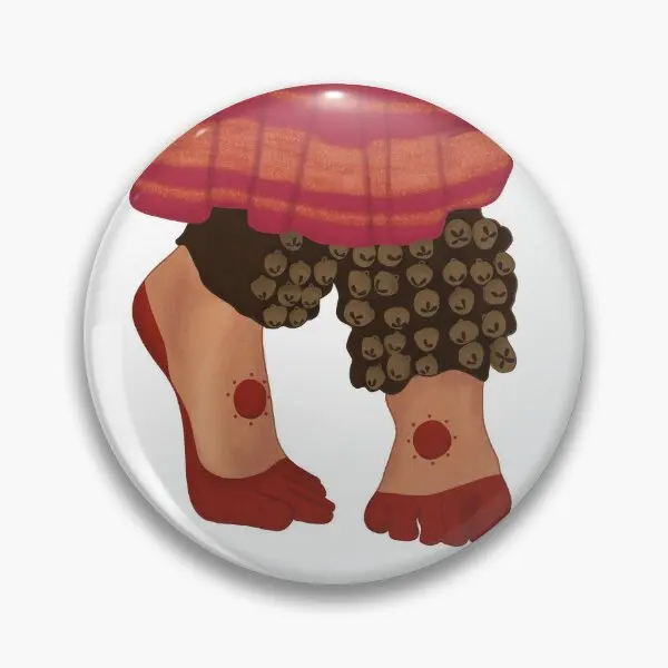 

Мягкая брошь-пуговица в виде танцора