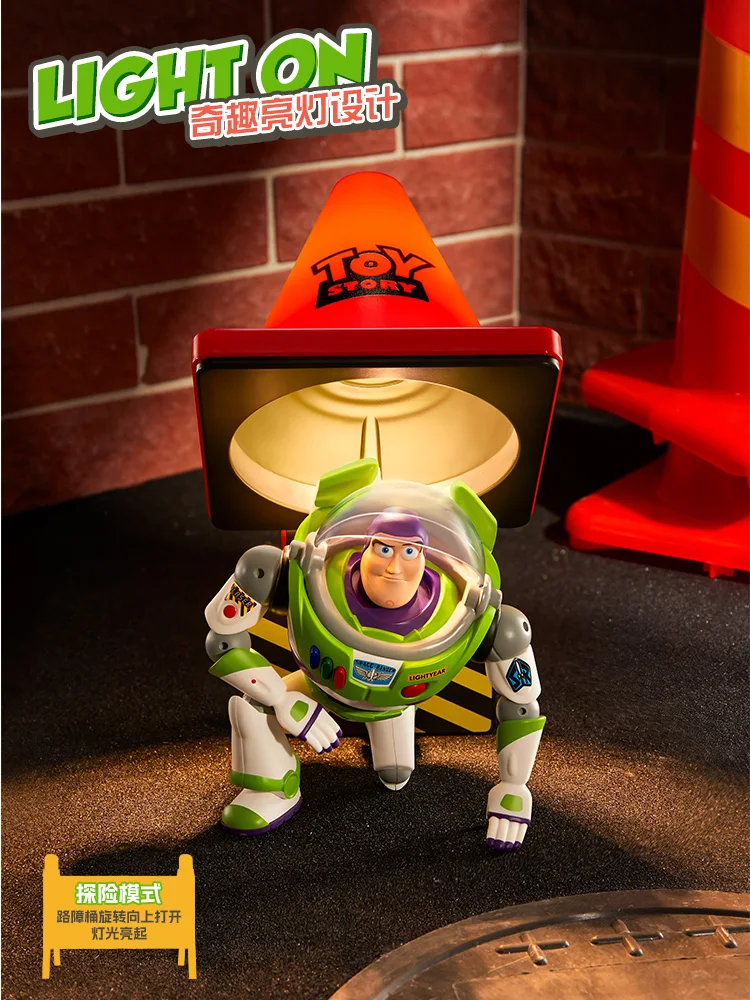 Disney Martube Buzz Lightyear Night Light Blind Box Decorazione Toy Story Animation Figures Disney Co-Branded Trend Doll Boy Gift