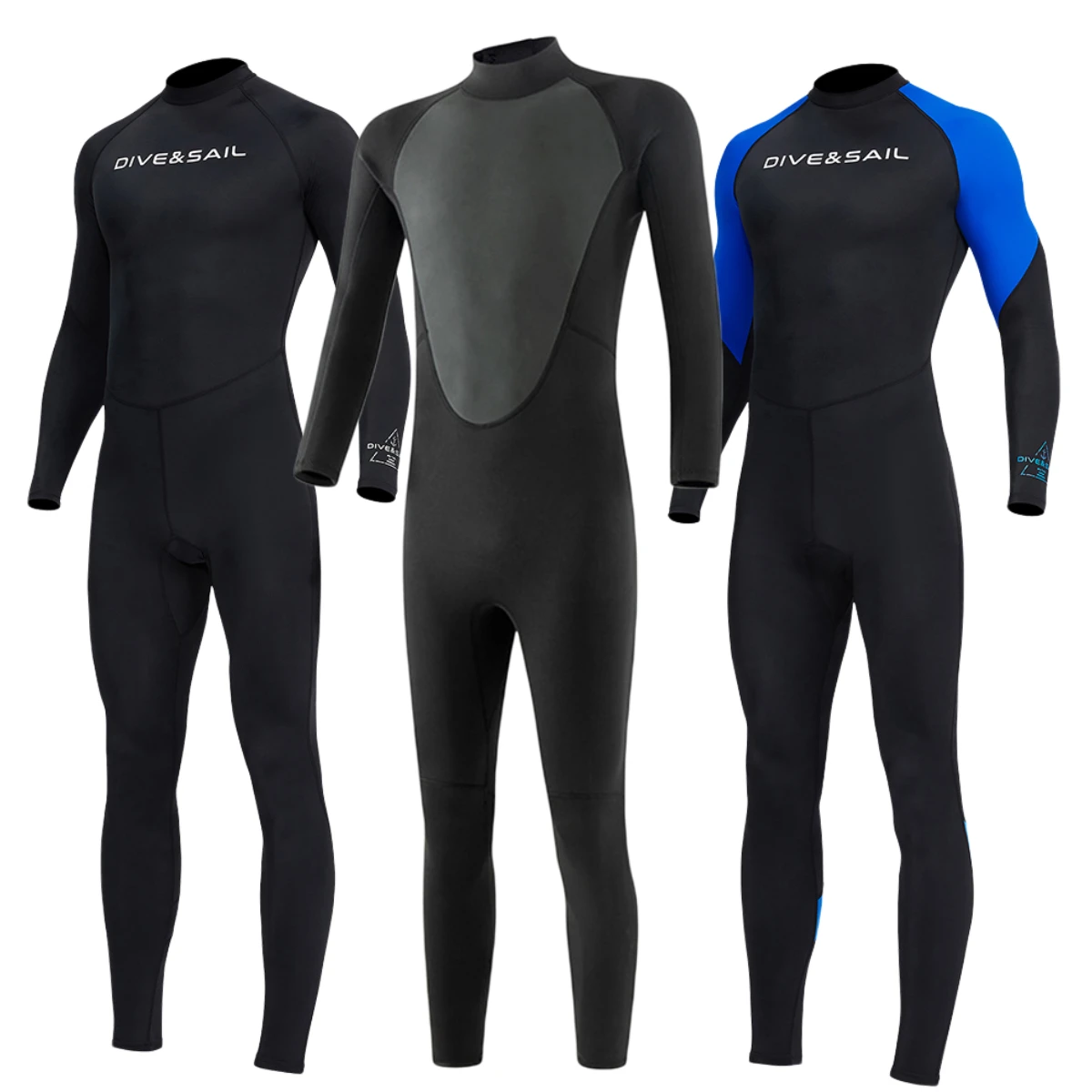 3mm Neoprene Wetsuit Men Full Bodysuit Diving Clothes Surfing