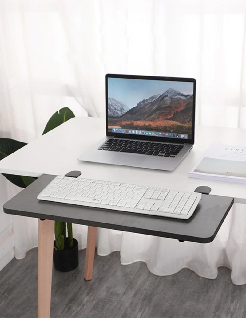 2Pcs Desktop Extension Brackets- Metal Triangle Table Bench Folding Shelf Bracket ，8 Inch Wall Mounted Folding Shelf